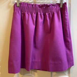 J. Crew Magenta Wool Skirt